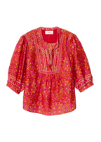 Lola top in pink terra