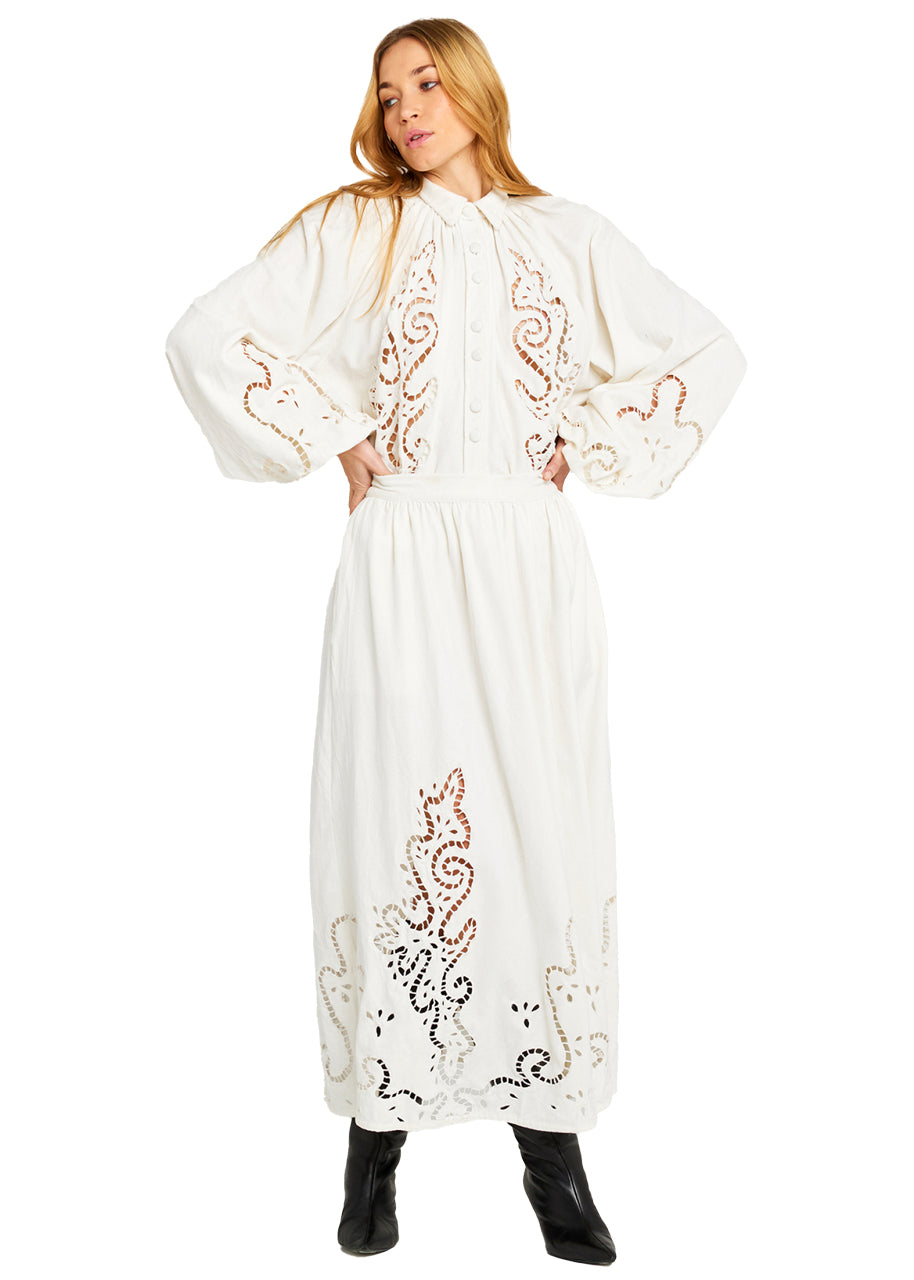 Love blouse in white