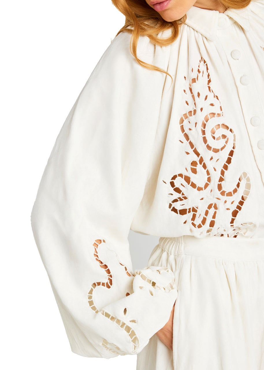 Love blouse in white