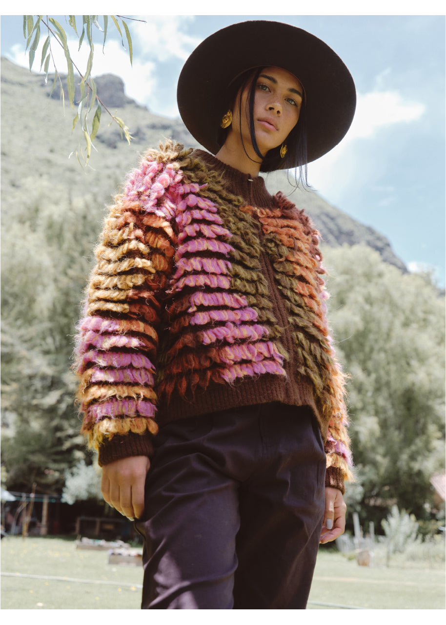 Marjorie cardigan in multi