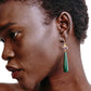 Messina earrings in malachite mix