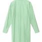 Mills dress in matcha stripe