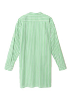 Mills dress in matcha stripe