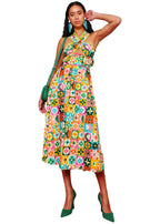 Narmada dress in multi