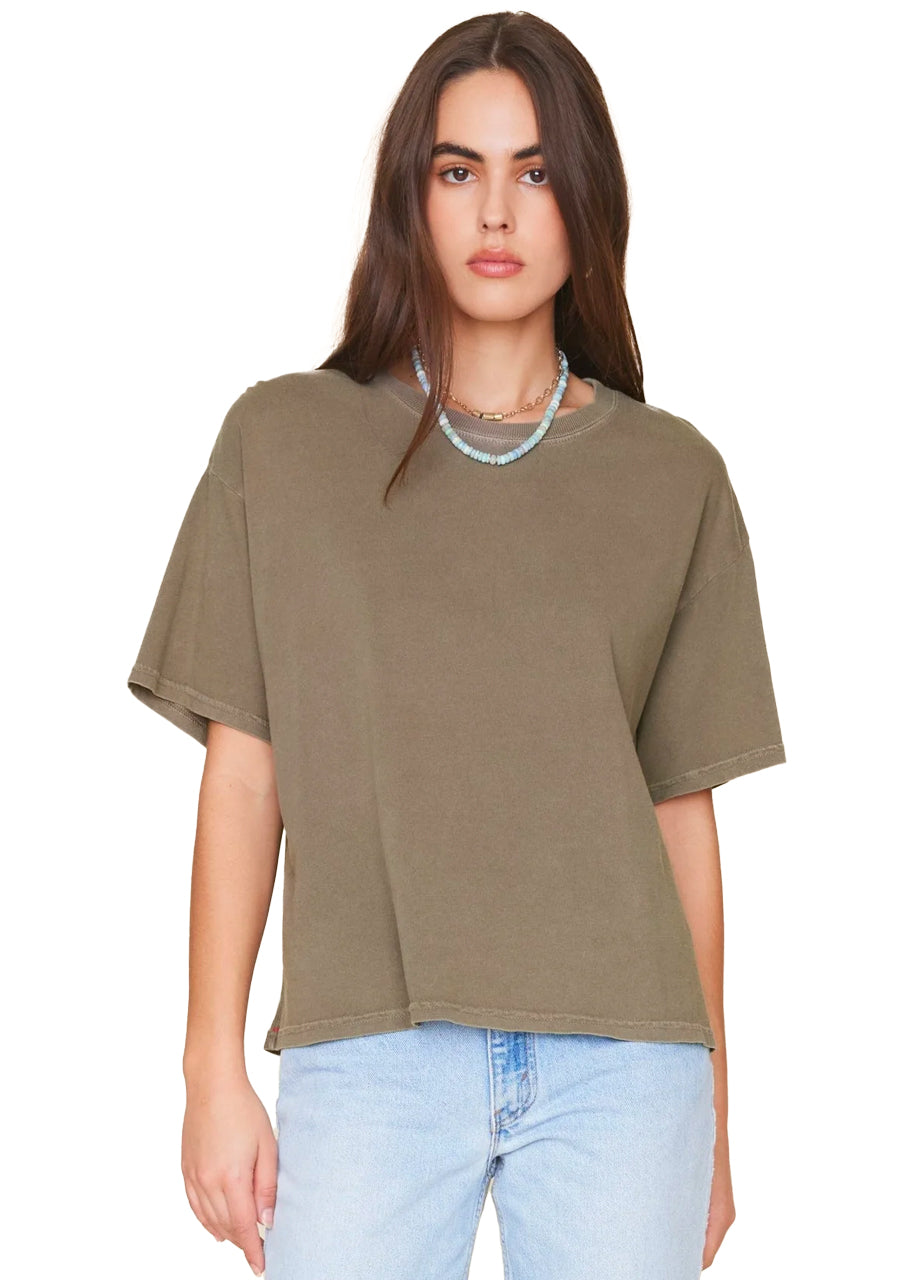 Palmer tee in olive fade