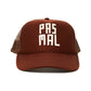 Trucker hat in chocolate pas mal