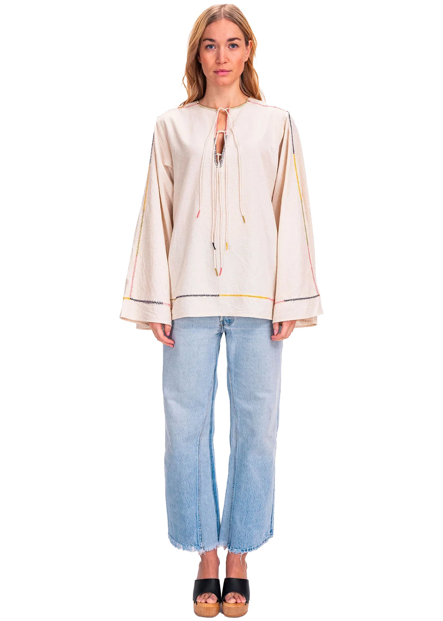 Pondicherry blouse in cream