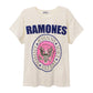 Ramones classic seal tour tee in stone vintage