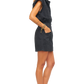 Rosie mini dress in fade to black