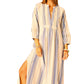 Sammie maxi dress in french stripe blue