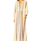 Sammie maxi dress in french stripe blue