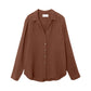 Scout shirt in cocoa bean gauze