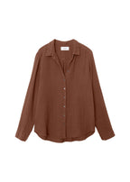 Scout shirt in cocoa bean gauze