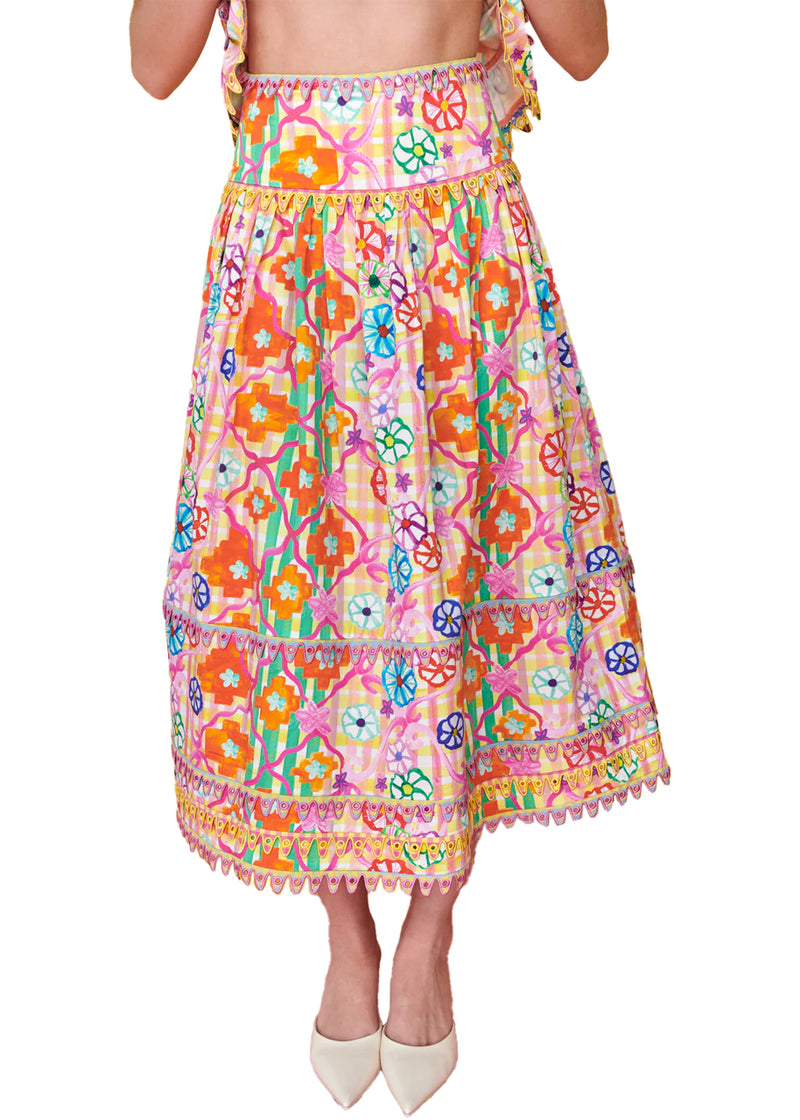 Serene skirt in multi