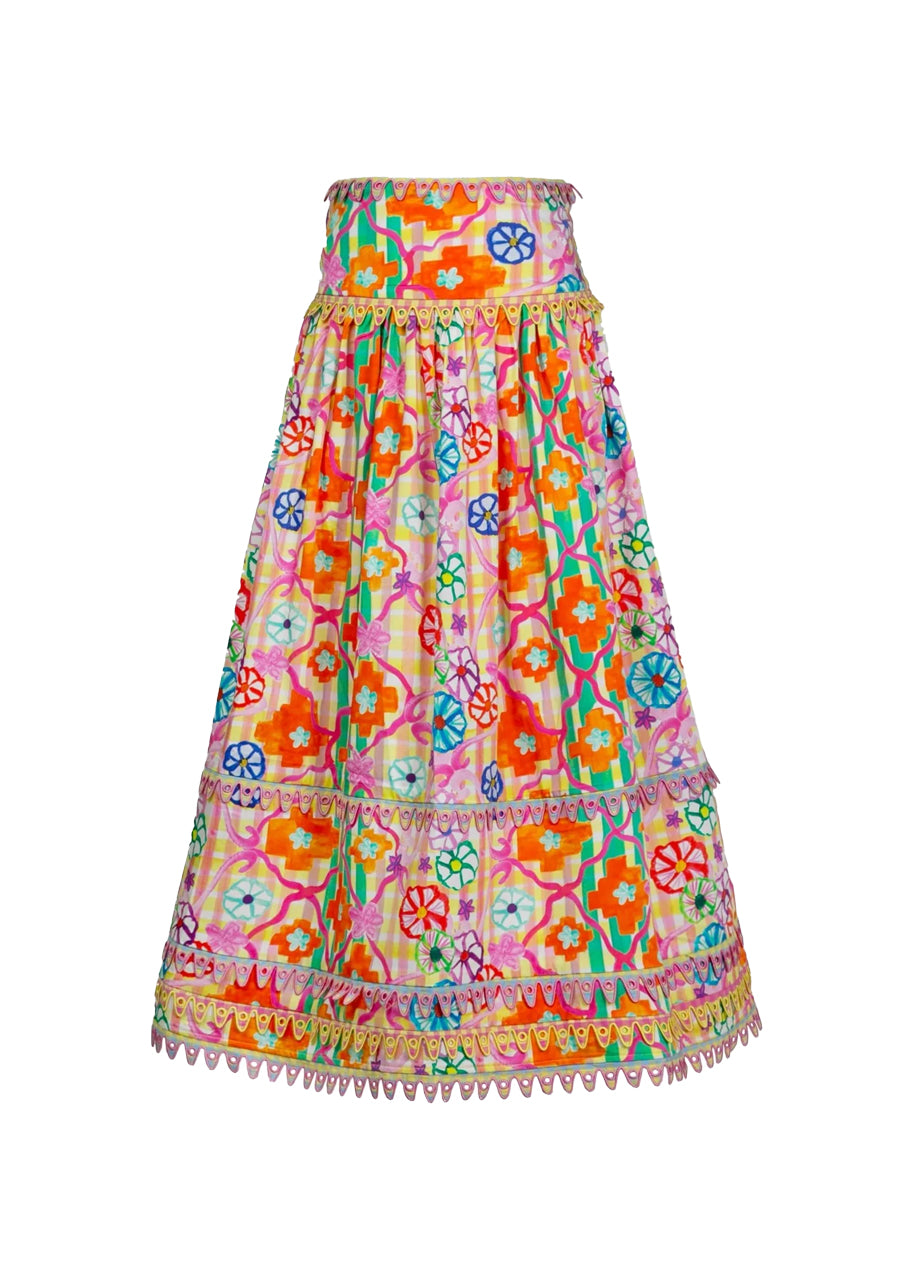 Serene skirt in multi