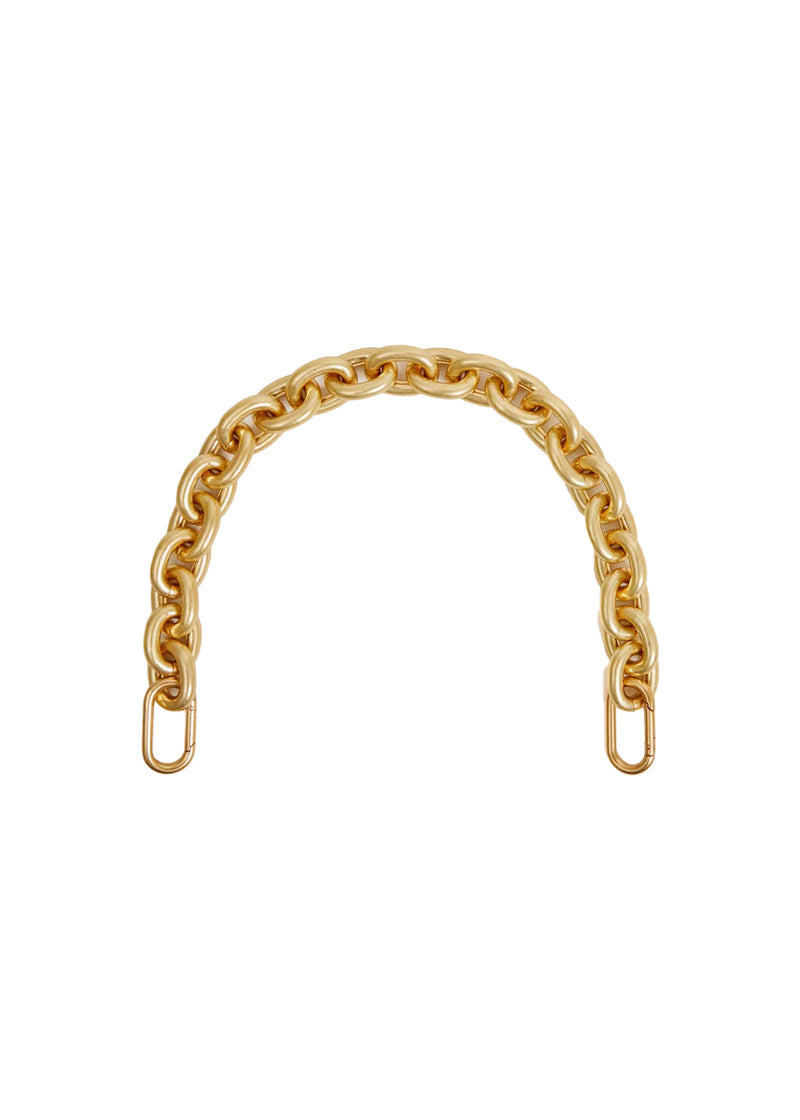 Shortie strap in vintage gold