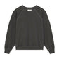 The shrunken sweatshirt in washed black