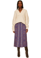 Tannis skirt in royal brown