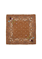 *PREORDER* Posy embroidered bandana in hide
