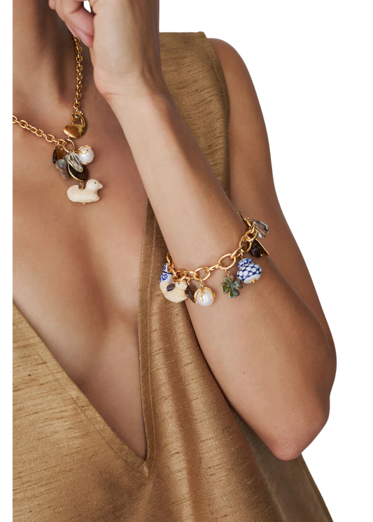 Delft bracelet in multi