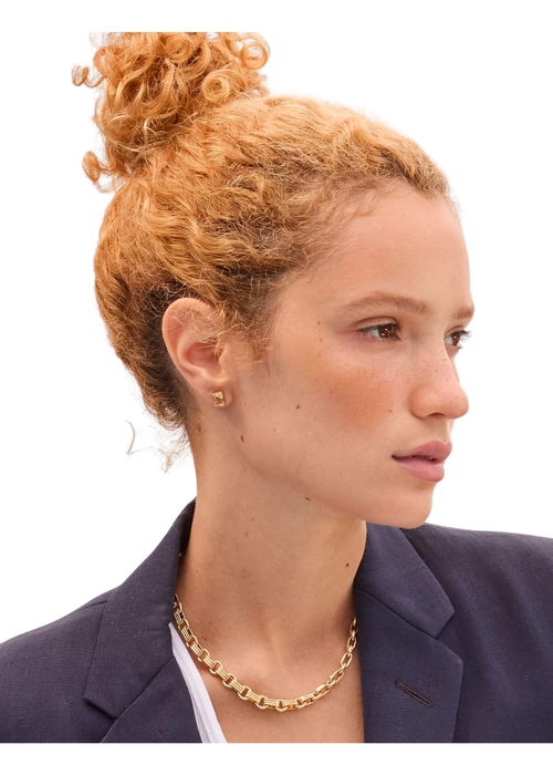 Bijoux stud earrings in citrine