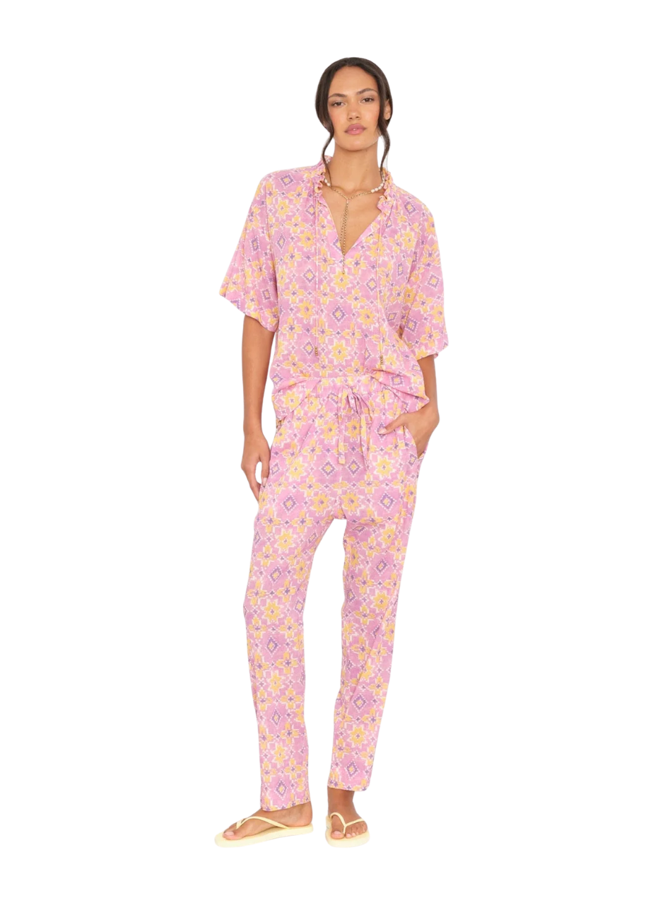 Draper pant in honeysuckle