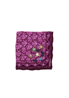 Posy embroidered bandana in orchid