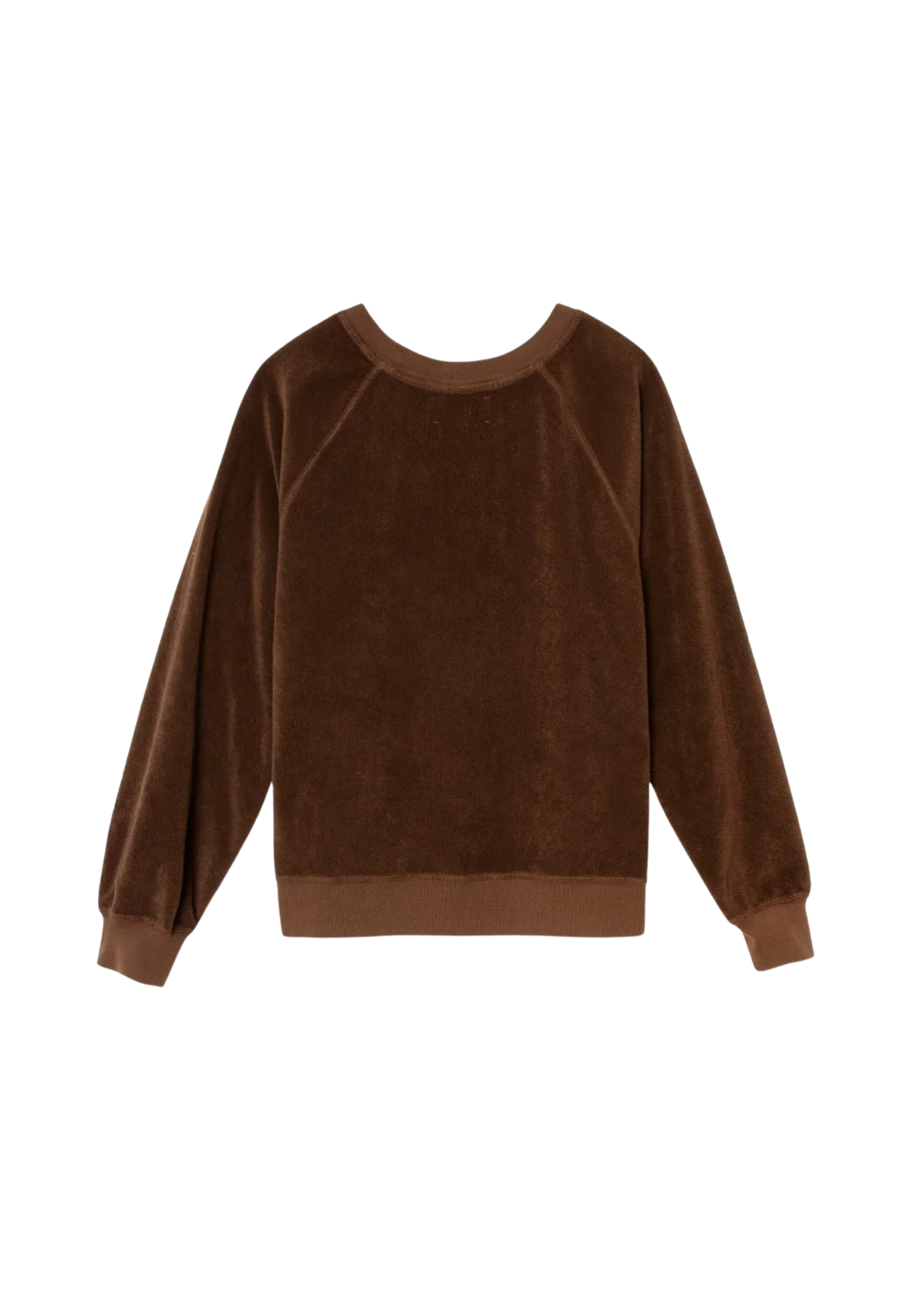 Pierre terry sweatshirt in cocoa bean
