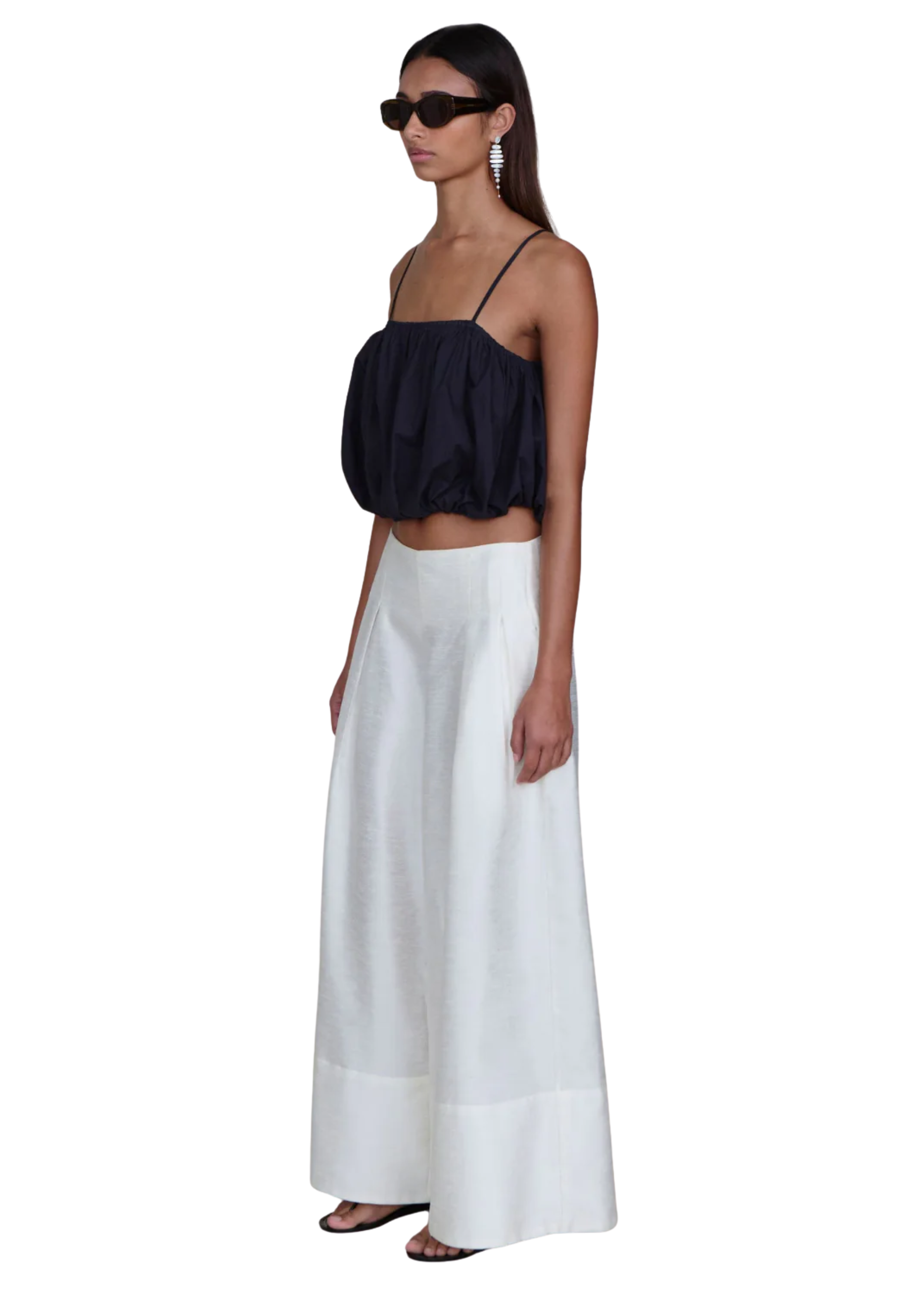 Bubble top in midnight navy