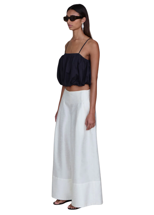Bubble top in midnight navy