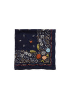 *PREORDER* Posy embroidered bandana in mood indigo
