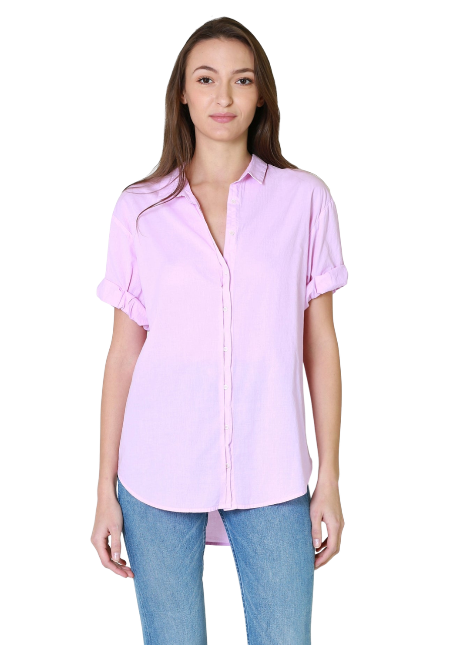Channing shirt in lilac petal