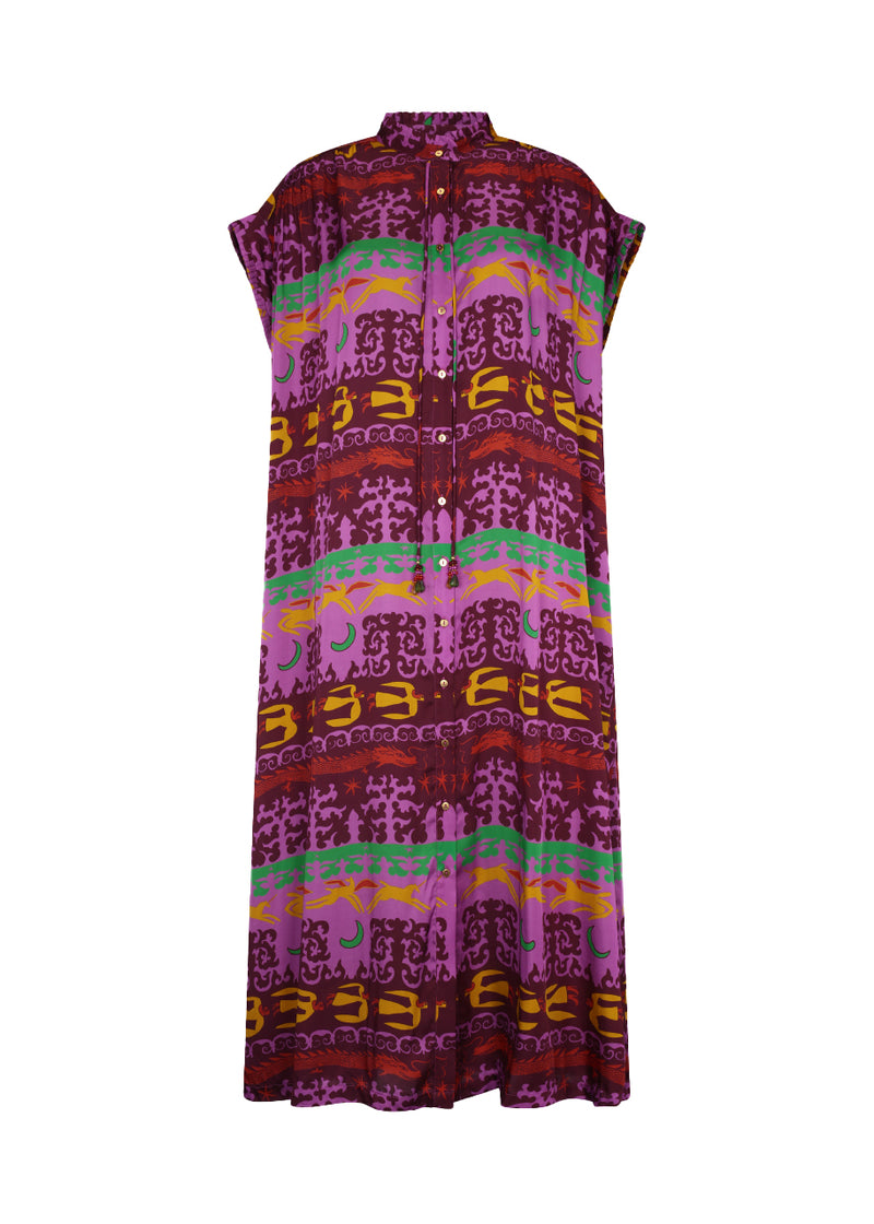 Valerie kaftan in dragon horse multi