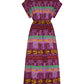 Valerie kaftan in dragon horse multi