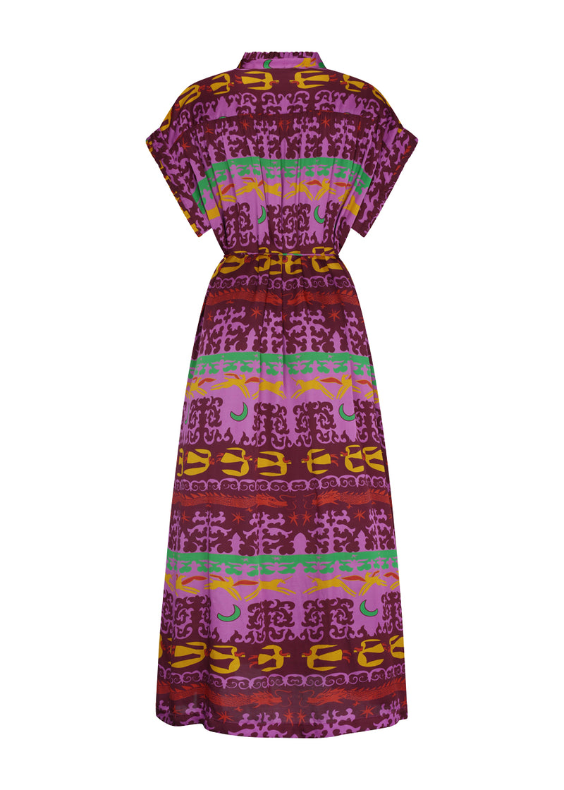 Valerie kaftan in dragon horse multi