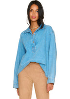 Wildes shirt in blue jay
