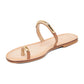 Wink sandal in saddle leather