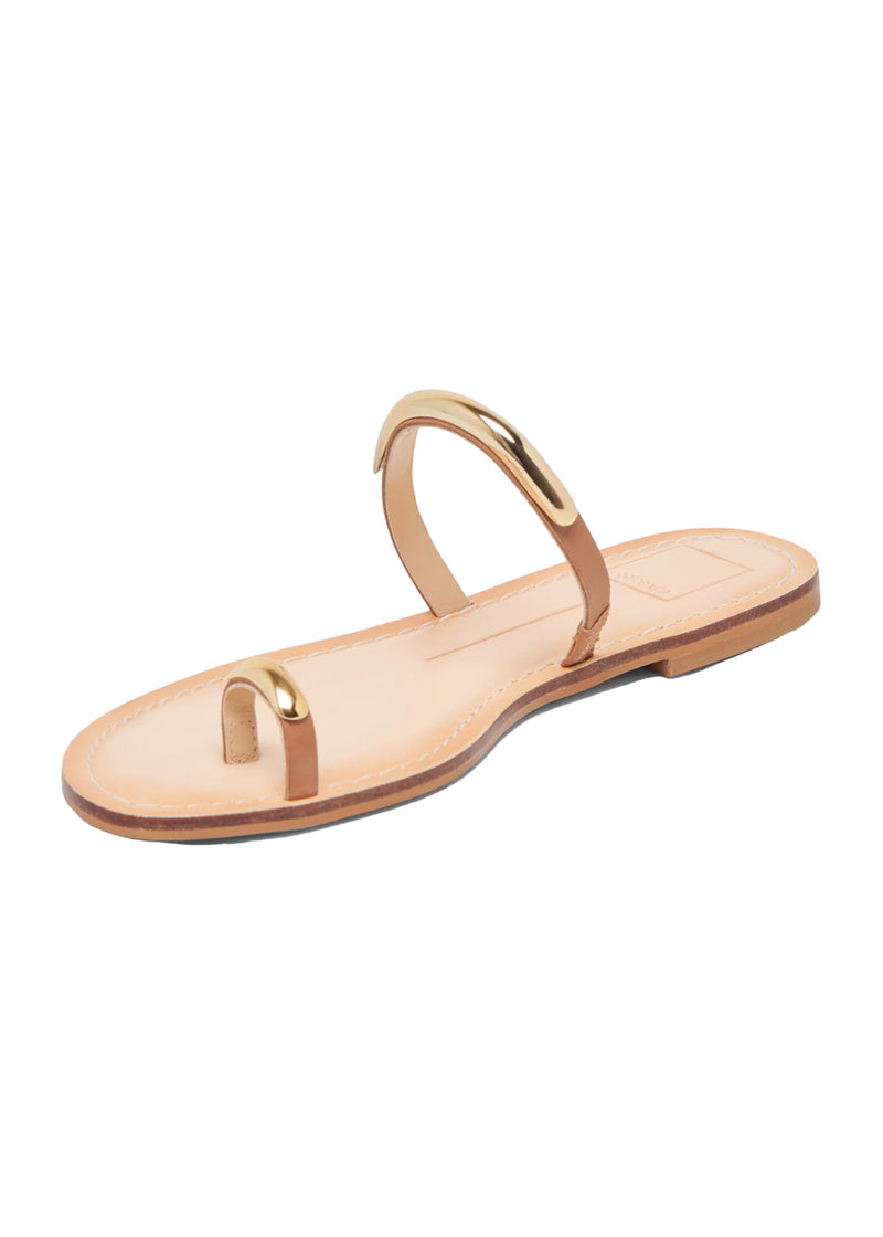 Wink sandal in saddle leather