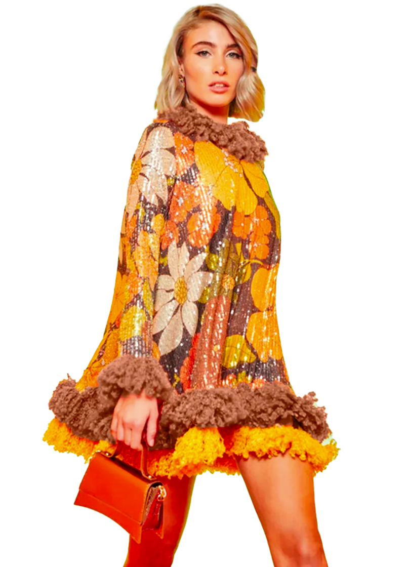 elyria oona satin midi dress reviews FRENCH CONNECTION Elyria Oona Satin Midi Dress In Cornsilk Yellow Multi