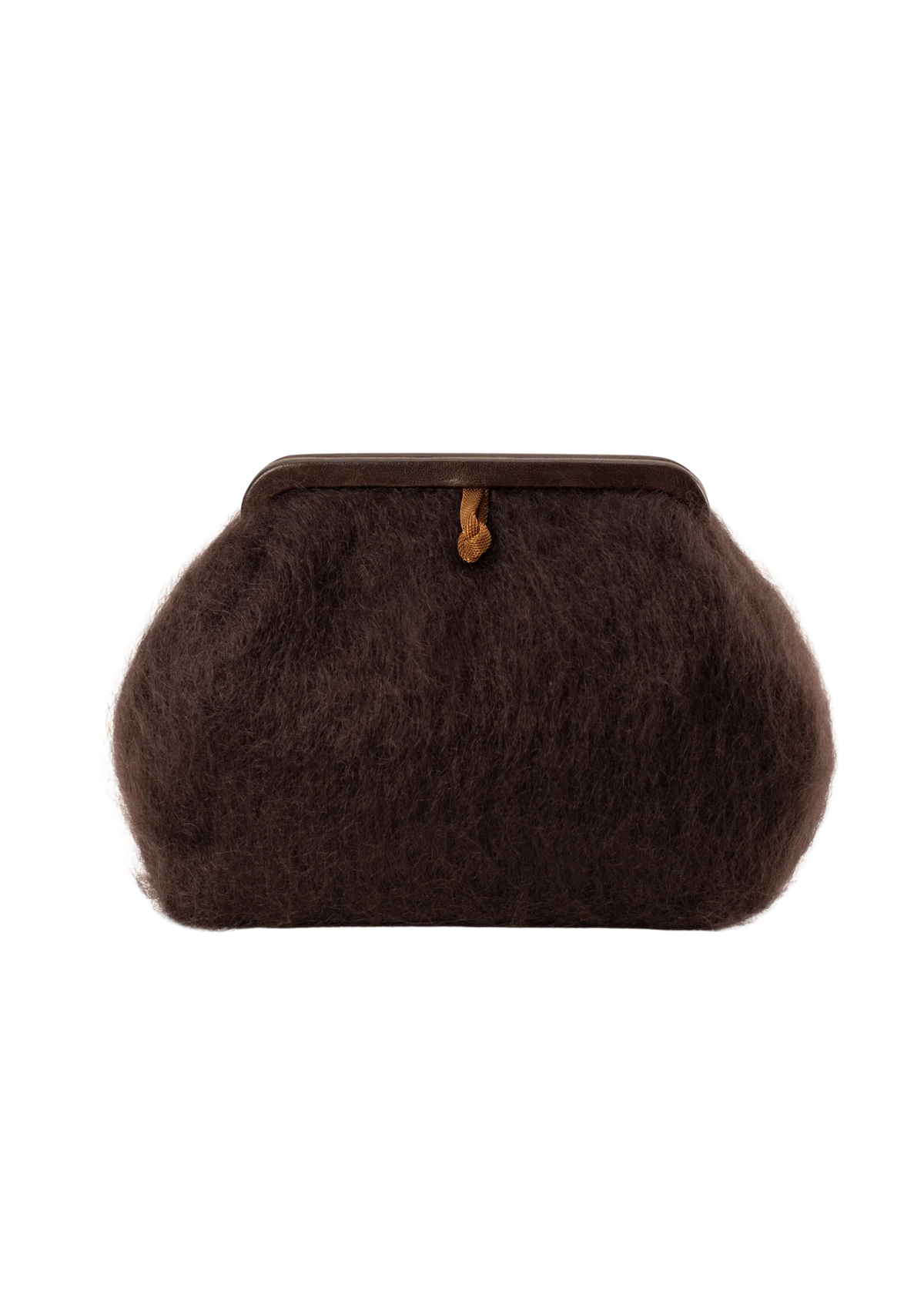 *PREORDER* Susan clutch in brown mohair