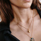 Coqui frog necklace in gold