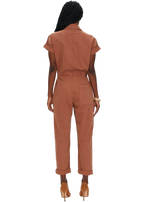 Grover jumpsuit in cinnamon