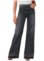 Mia high rise released hem wide leg in get lost