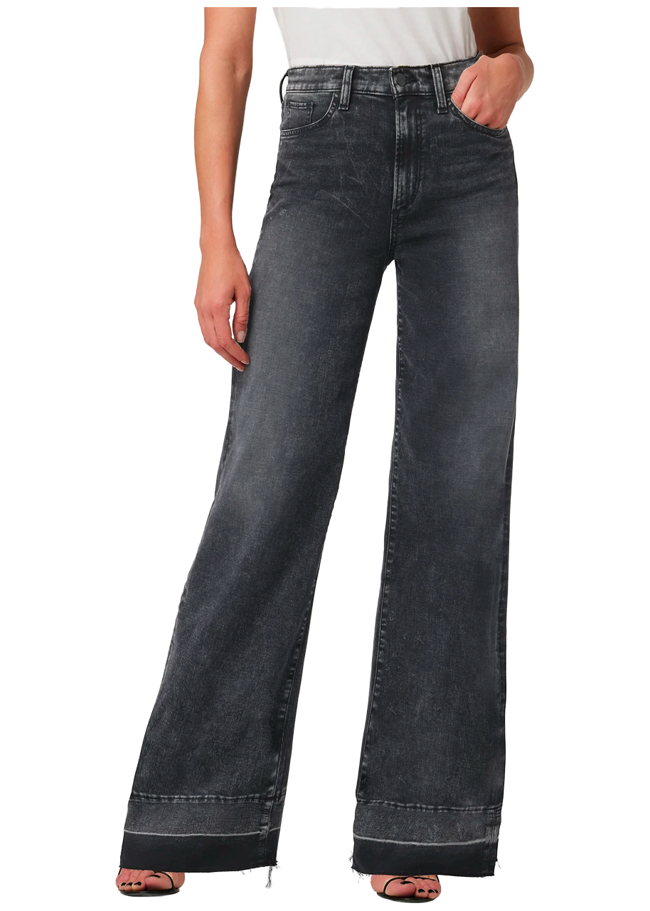 Mia high rise released hem wide leg in get lost