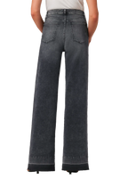 Mia high rise released hem wide leg in get lost