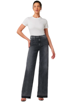 Mia high rise released hem wide leg in get lost