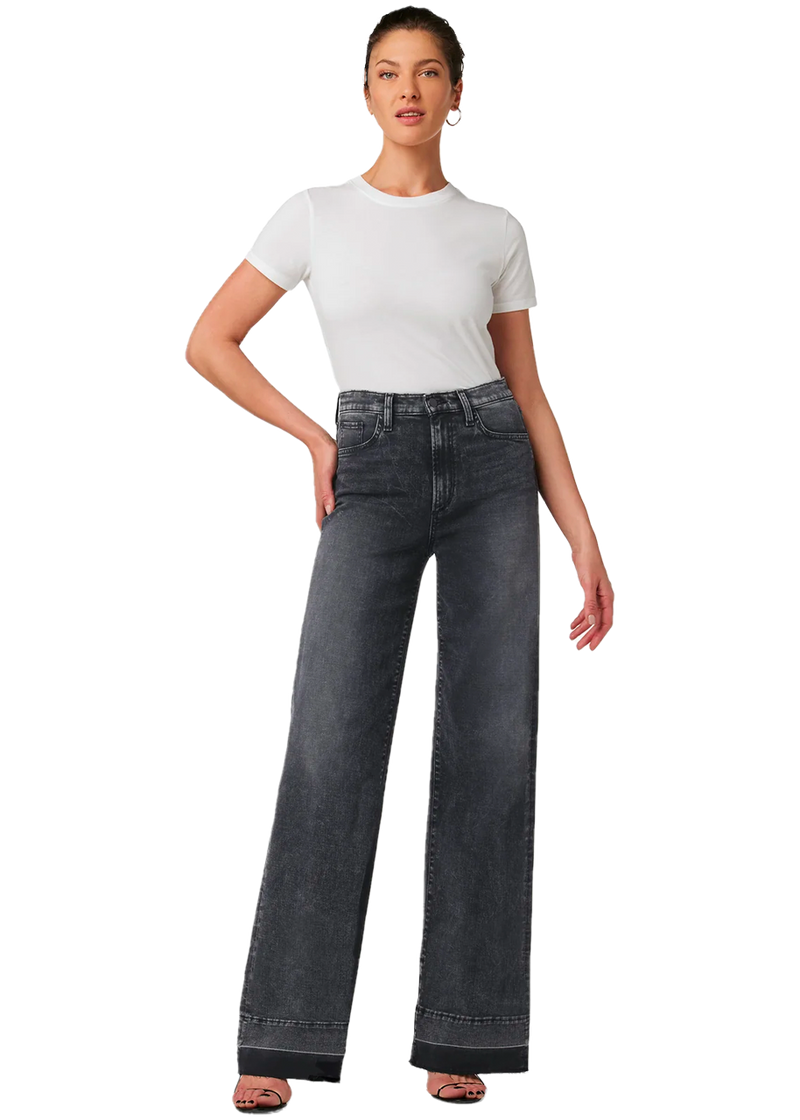 Mia high rise released hem wide leg in get lost