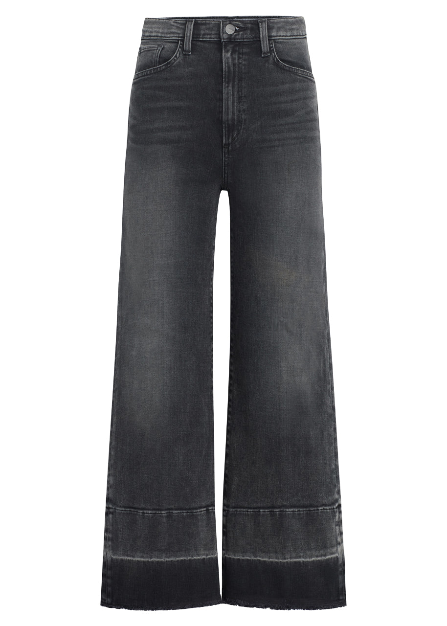 Mia high rise released hem wide leg in get lost