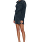 Nina long sleeve mini dress in station