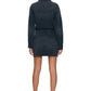 Nina long sleeve mini dress in station